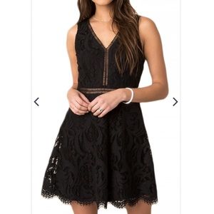Black Swan Alexis Lace Dress in Black